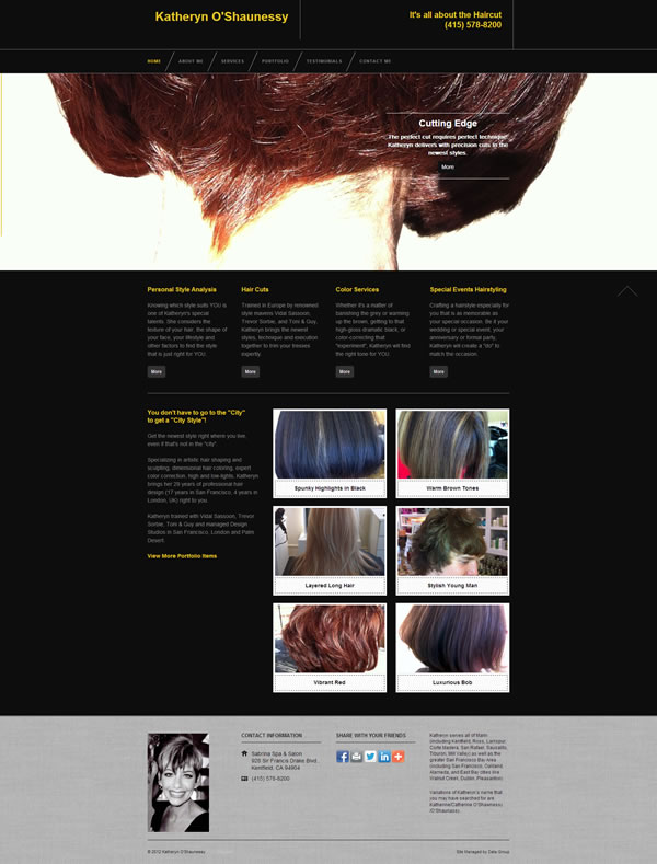 View: Cutting Edge Hairstylist Site